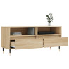 Mueble de TV madera contrachapada roble Sonoma 100x34.5x44.5 cm 4