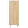 Aparador de madera de ingeniería roble Sonoma 34.5x32.5x90 cm 5