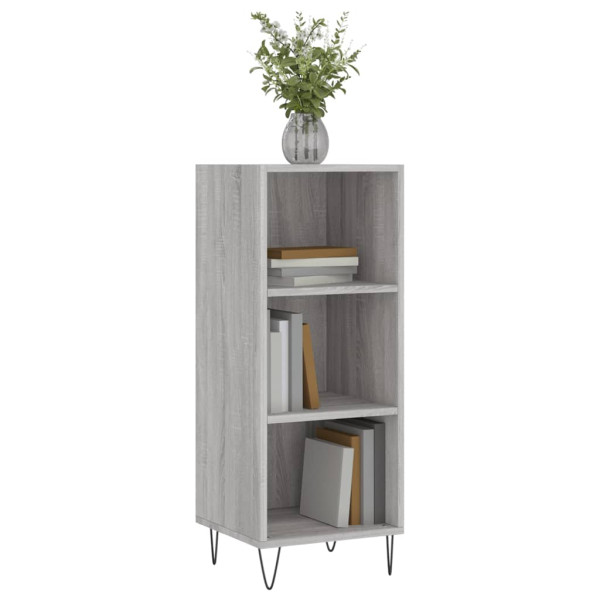 Aparador de madera de ingeniería gris Sonoma 34.5x32.5x90 cm M 3
