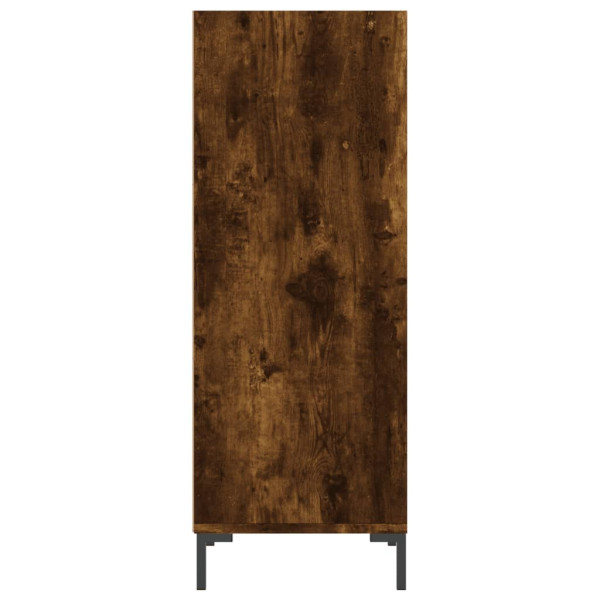 Aparador de madera de ingeniería roble ahumado 34.5x32.5x90 cm M 5