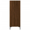 Aparador de madera de ingeniería marrón roble 34.5x32.5x90 cm 5