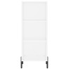 Aparador de madera de ingeniería blanco 34.5x32.5x90 cm 4