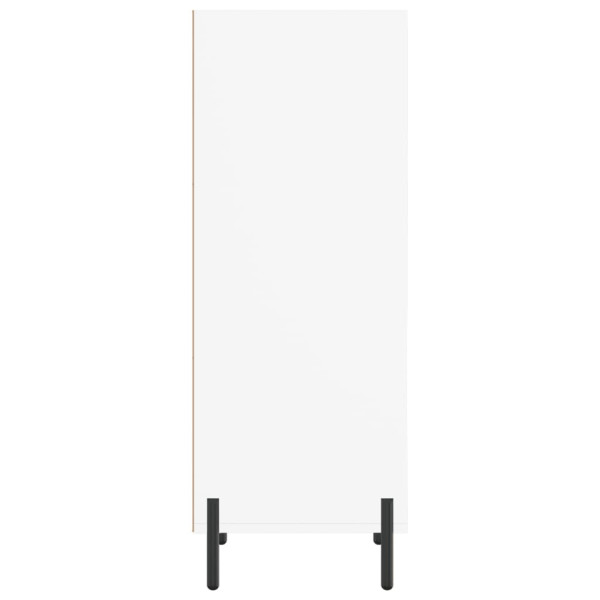 Aparador de madera de ingeniería blanco 34.5x32.5x90 cm M 5