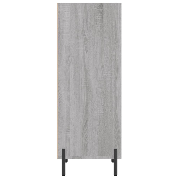 Aparador de madera de ingeniería gris Sonoma 34.5x32.5x90 cm M 5