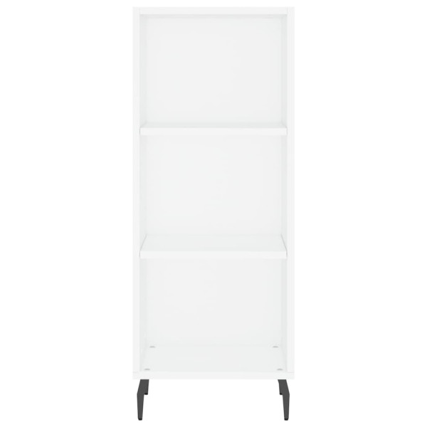 Aparador de madera de ingeniería blanco 34.5x32.5x90 cm M 4