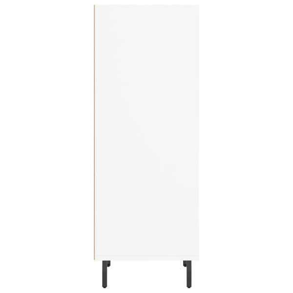 Aparador de madera de ingeniería blanco 34.5x32.5x90 cm M 5