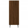 Aparador de madera de ingeniería marrón roble 34.5x32.5x90 cm 5