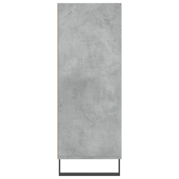 Estantería madera de ingeniería gris hormigón 69.5x32.5x90 cm M 5