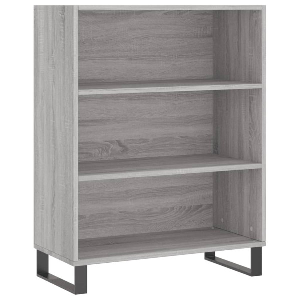 Estantería madera de ingeniería gris Sonoma 69.5x32.5x90 cm M 2