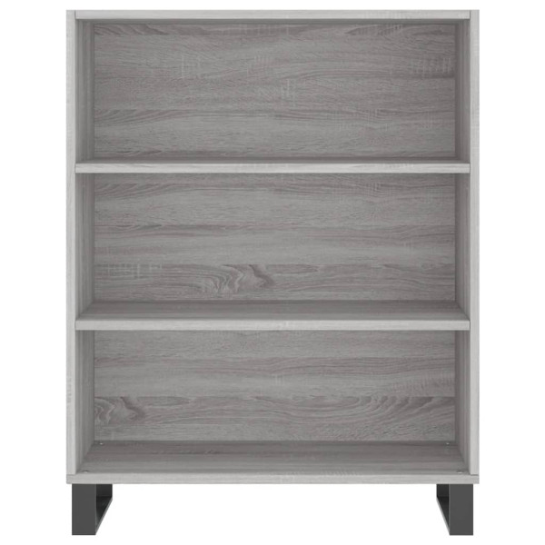 Estantería madera de ingeniería gris Sonoma 69.5x32.5x90 cm M 4