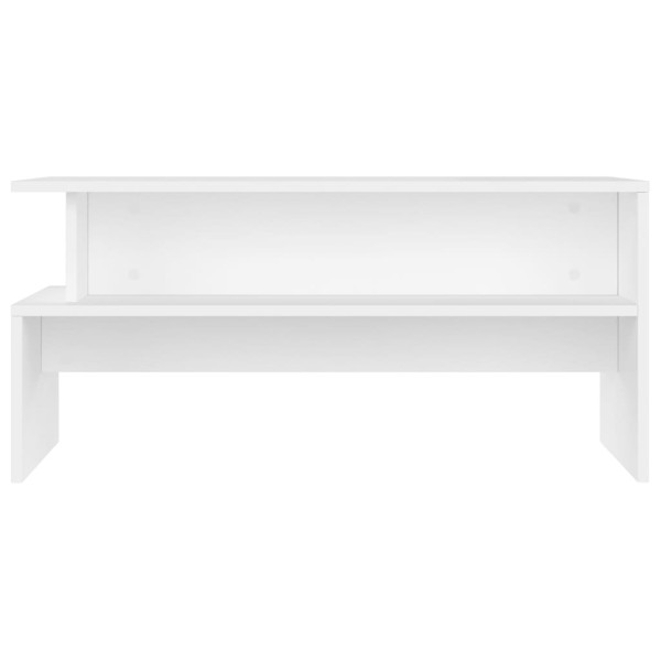 Mesa de centro 90x55x42.5 cm derivados de madeira branco M 4