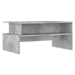 Mesa de centro 90x55x42.5 cm derivados de madeira cinza cimento H