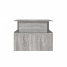 Mesa de centro madera de ingeniería gris Sonoma 90x55x42.5 cm 5