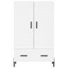Aparador alto 69.5x31x115 cm derivados de madeira branco 5