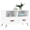 Mueble para TV madera contrachapada blanco 80x36x50 cm 3