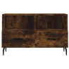 Mueble para TV madera contrachapada roble ahumado 80x36x50 cm 5