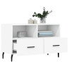 Mueble para TV madera contrachapada blanco 80x36x50 cm 4