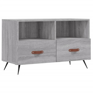 Mueble de TV madera de ingeniería gris Sonoma 80x36x50 cm H