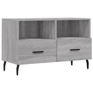 Mueble de TV madera de ingeniería gris Sonoma 80x36x50 cm H