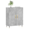Aparador de madera de ingeniería gris hormigón 69.5x34x90 cm 3