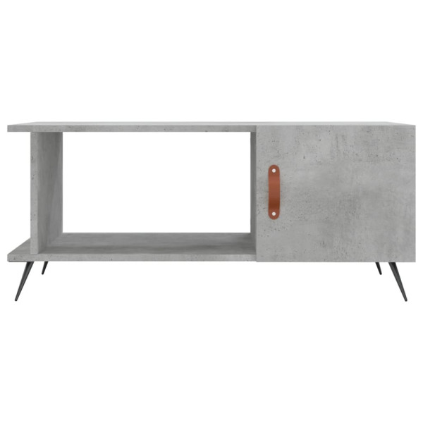 Mesa de centro madera contrachapada gris hormigón 90x50x40 cm M 5