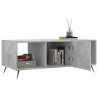 Mesa de centro madera contrachapada gris hormigón 102x50x40 cm 4
