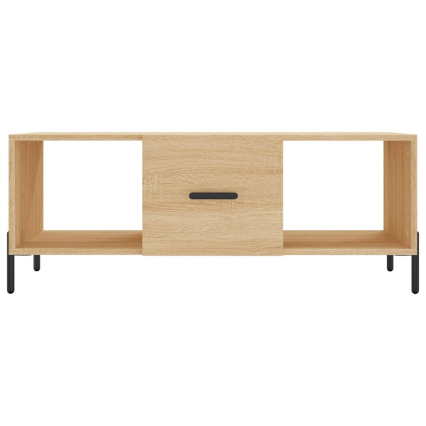 Mesa de centro madera contrachapada roble Sonoma 102x50x40 cm M 5