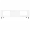 Mesa de centro 104x60x35 cm derivados de madeira branco 5