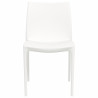 Sillas de jardín 2 uds polipropileno blanco 50x46x80 cm 4