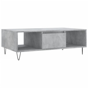 Mesa de centro 104x60x35cm derivados de madeira cinzento sonoma H