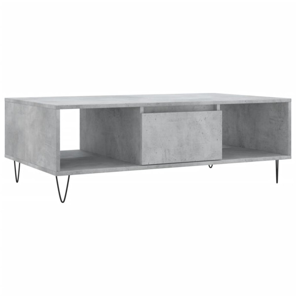 Mesa de centro 104x60x35cm derivados de madeira cinzento sonoma M 2