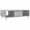 Mesa de centro madera de ingeniería gris hormigón 104x60x35 cm 2