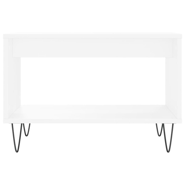 Mesa de centro 60x50x40 cm derivados de madeira branco M 4