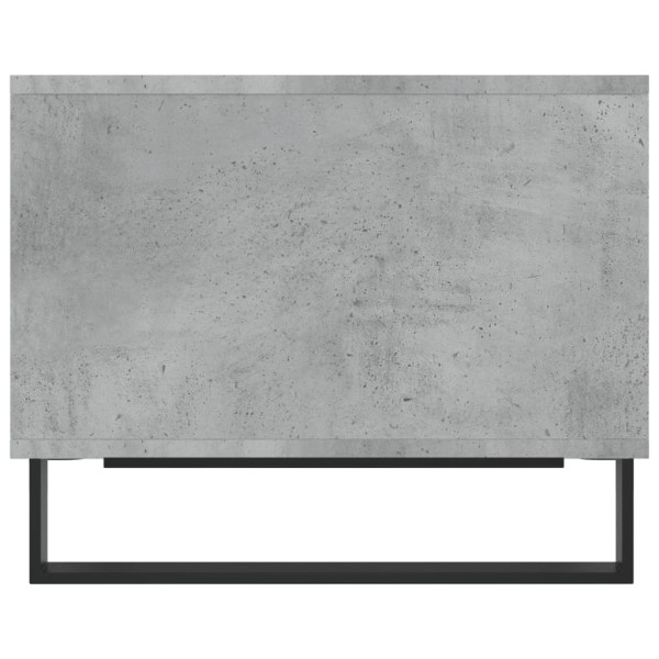Mesa de centro madera de ingeniería gris hormigón 60x50x40 cm M 5