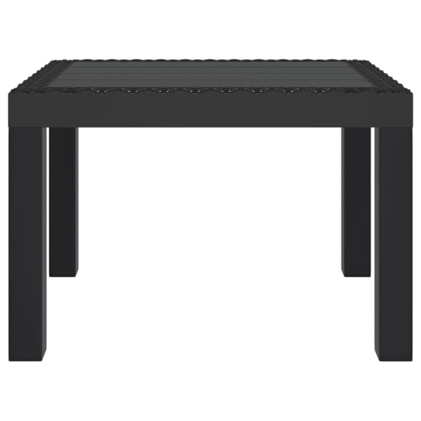 Mesa de jardín PP gris antracita 59x47x40 cm M 3