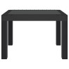 Mesa de jardín PP gris antracita 59x47x40 cm 3