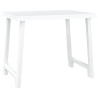 Mesa de camping con aspecto de madera PP blanco 79x56x64 cm 2