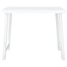 Mesa de camping con aspecto de madera PP blanco 79x56x64 cm 3