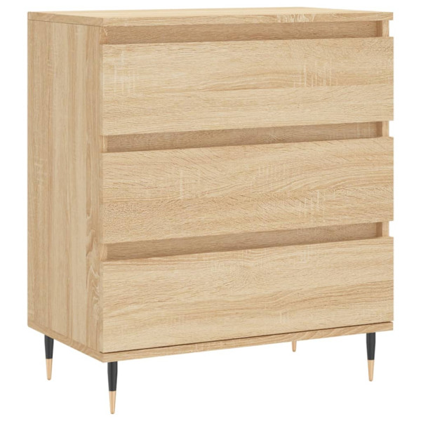 Aparador de madera contrachapada roble Sonoma 60x35x70 cm M 2