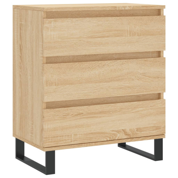 Aparador de madera contrachapada roble Sonoma 60x35x70 cm M 2