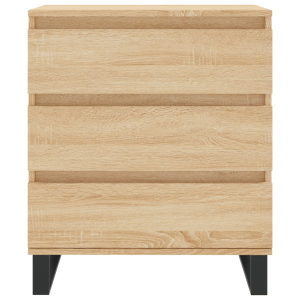 Aparador de madera contrachapada roble Sonoma 60x35x70 cm M 5