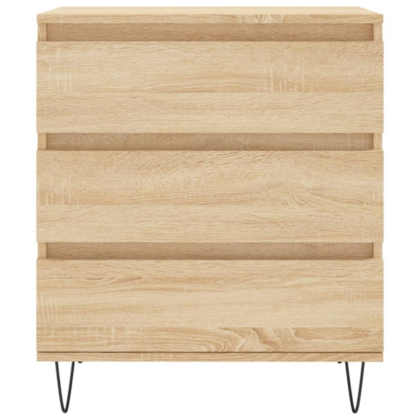 Aparador de madera contrachapada roble Sonoma 60x35x70 cm M 5