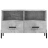 Mueble para TV madera contrachapada gris hormigón 80x36x50 cm 5