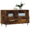 Mueble para TV madera contrachapada roble ahumado 80x36x50 cm 3