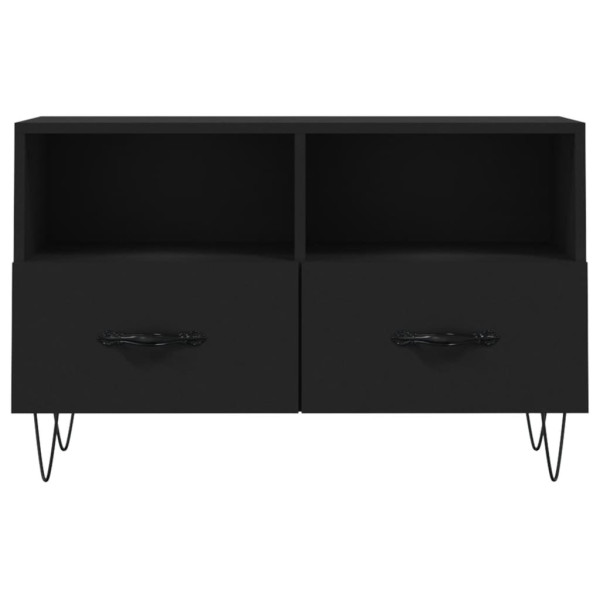 Móvel p/ TV 80x36x50 cm derivados de madeira preto M 5