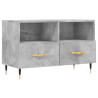 Mueble para TV madera contrachapada gris hormigón 80x36x50 cm 2