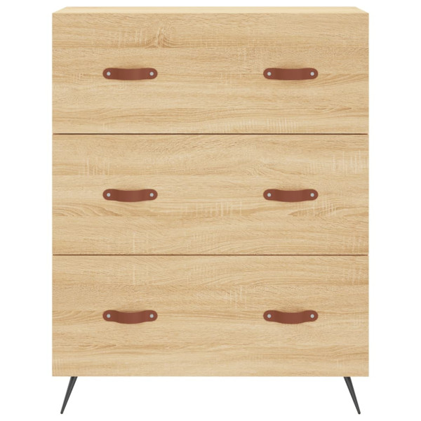 Madeira confortável de carvalho Sonoma 69.5x34x90 cm M 5