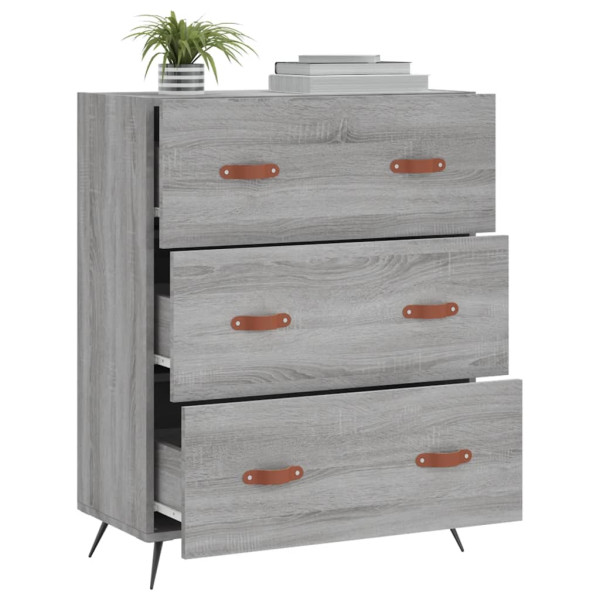 Confortável madeira grey Sonoma engenharia 69.5x34x90 cm M 4