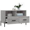 Mueble de TV madera de ingeniería gris Sonoma 80x36x50 cm 4