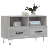 Mueble de TV madera de ingeniería gris Sonoma 80x36x50 cm 3
